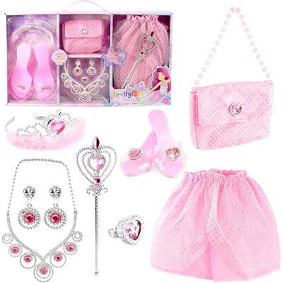 The Magic Toy Shop - Princess Dress Up Set - Costume Set The Magic Toy Shop - Princess Dress Up Set - Costume Set