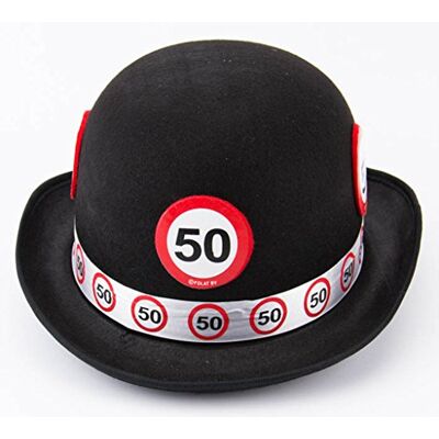 Folat Tribly Party Hat Traffic Sign, Unisex, Adult, One Size Folat Tribly Party Hat Traffic Sign, Unisex, Adult, One Size