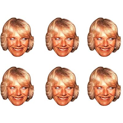 SHATCHI 20Pcs Queen Consort Camilla Parker Royal Family Face Mask King’s Coronation Supplies Celebrities Face Masks UK Hen Night Stag Parties Fancy Dress Bulk Wholesale SHATCHI 20Pcs Queen Consort Camilla Parker Royal Family Face Mask King’s Coronation Supplies Celebrities Face Masks UK Hen Night Stag Parties Fancy Dress Bulk Wholesale