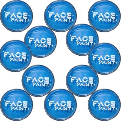 FASHIONISM Halloween Clown Makeup Kit Face & Body Paint, Scary Zombie Vampire Skeleton Costume Makeup Set, Face Paint for Halloween Cosplay, Theatre, Parties & Fancy Dress FASHIONISM Halloween Clown Makeup Kit Face & Body Paint, Scary Zombie Vampire Skeleton Costume Makeup Set, Face Paint for Halloween Cosplay, Theatre, Parties & Fancy Dress