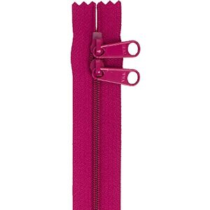 Annie Handbag Zipper 40in Wild Plum-Double-Slide, Nylon Polyester Annie Handbag Zipper 40in Wild Plum-Double-Slide, Nylon Polyester