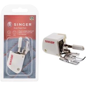 Singer Even Feed Walking Presser Foot Ideal for Quilting, Sewing Multiple Layers & Matching Patterns Compatible with CA, CB, EA, MA, MB Series Sewing Machines Singer Even Feed Walking Presser Foot Ideal for Quilting, Sewing Multiple Layers & Matching Patterns Compatible with CA, CB, EA, MA, MB Series Sewing Machines