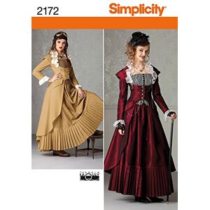 Simplicity R5 14-16-18-20-22 Sewing Pattern 2172 Misses Costume Simplicity R5 14-16-18-20-22 Sewing Pattern 2172 Misses Costume