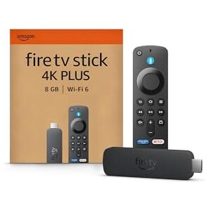 Amazon Fire TV Stick 4K Plus streaming device, supports Wi-Fi 6, Dolby Vision/Atmos, HDR10+ Amazon Fire TV Stick 4K Plus streaming device, supports Wi-Fi 6, Dolby Vision/Atmos, HDR10+