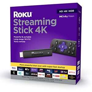 Roku 3820EU Streaming Stick 4K HD/4K/HDR Streaming Media Player, Black Roku 3820EU Streaming Stick 4K HD/4K/HDR Streaming Media Player, Black