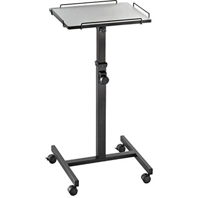 celexon Projector Table PT2000 80-125cm Height Adjustable 20° Tilting Projector table with castors and fixed 50x40cm shelf, max. load 10kg, mobile and versatile for office and education celexon Projector Table PT2000 80-125cm Height Adjustable 20° Tilting Projector table with castors and fixed 50x40cm shelf, max. load 10kg, mobile and versatile for office and education