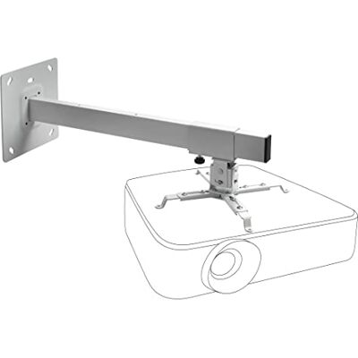celexon universal projector wall mount MultiCel WM600 white tiltable, swivelling & length-adjustable projector mount with 60 cm wall distance max. load capacity 15 kg celexon universal projector wall mount MultiCel WM600 white tiltable, swivelling & length-adjustable projector mount with 60 cm wall distance max. load capacity 15 kg