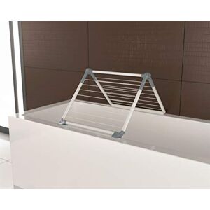 Juwel Superdry Wing Obsidian Grey 40805 Clothes Dryer (Folding Bathtub Dryer, Drying Length 8.8 m, Clothes Airer for Shower/Balcony, with Plastic Clotheslines) Juwel Superdry Wing Obsidian Grey 40805 Clothes Dryer (Folding Bathtub Dryer, Drying Length 8.8 m, Clothes Airer for Shower/Balcony, with Plastic Clotheslines)