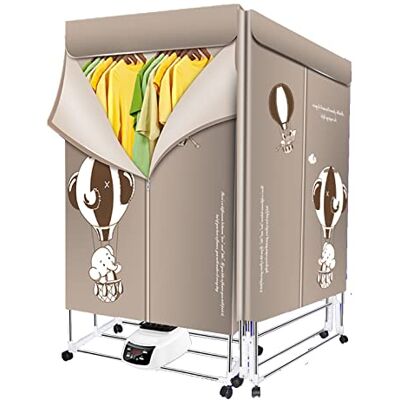 SOVORM Heated Clothes Dryer,3 Gears Electric Clothes Airer with Timing & Remote Control,Electric Foldable Clothes Drying Rack Maximum Load 15kg for Home Cloth Drying Baby Clothes The New SOVORM Heated Clothes Dryer,3 Gears Electric Clothes Airer with Timing & Remote Control,Electric Foldable Clothes Drying Rack Maximum Load 15kg for Home Cloth Drying Baby Clothes The New