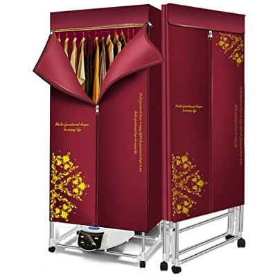 SOVORM Foldable Clothes Airer Electric Clothes Dryer,Portable Silent Electric Warm Air Dryer with Timing & Remote Control,Clothes Drying Rack Machine for Home Cloth Drying,Large Capacity 15kg The New SOVORM Foldable Clothes Airer Electric Clothes Dryer,Portable Silent Electric Warm Air Dryer with Timing & Remote Control,Clothes Drying Rack Machine for Home Cloth Drying,Large Capacity 15kg The New
