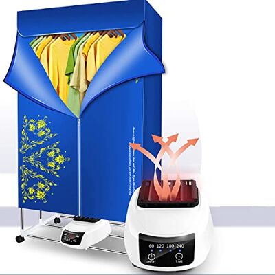 SOVORM Electric Clothes Dryer,Portable Silent Electric Warm Air Dryer Clothes,Drying Rack Machine with Timing & Remote Control,Household Clothes Dryer Electric Indoor The New SOVORM Electric Clothes Dryer,Portable Silent Electric Warm Air Dryer Clothes,Drying Rack Machine with Timing & Remote Control,Household Clothes Dryer Electric Indoor The New