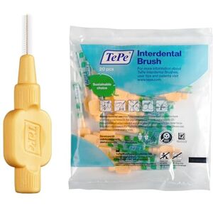 TePe Interdental Brush, Extra Soft, Orange, 0.45mm/ISO 1, 20pcs, Teeth Cleaning Plaque Removal, efficient Clean Between Teeth, for Narrow Gaps TePe Interdental Brush, Extra Soft, Orange, 0.45mm/ISO 1, 20pcs, Teeth Cleaning Plaque Removal, efficient Clean Between Teeth, for Narrow Gaps