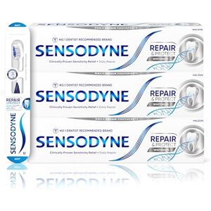 Sensodyne - Regime Kit - Whitening Toothpaste - Dental kit Sensodyne - Regime Kit - Whitening Toothpaste - Dental kit