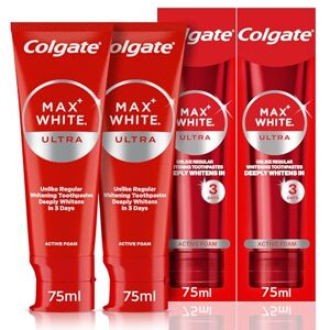 Colgate Max White Ultra Active Foam Toothpaste - Whitening Colgate Max White Ultra Active Foam Toothpaste - Whitening