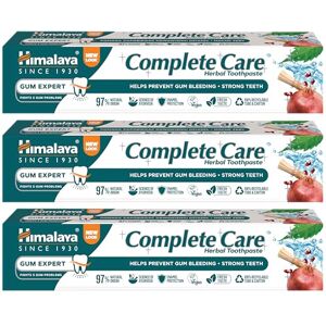 Himalaya Herbal Complete Care Toothpaste Anti Inflammation, Anti-oxidant, Prevents Bleeding or Swollen Gum 100% Vegetarian Herbal Toothpaste 75ml (Pack of 3) Himalaya Herbal Complete Care Toothpaste Anti Inflammation, Anti-oxidant, Prevents Bleeding or Swollen Gum 100% Vegetarian Herbal Toothpaste 75ml (Pack of 3)