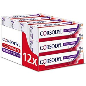 Corsodyl Ultra Clean Toothpaste, 12 x 75 ml Corsodyl Ultra Clean Toothpaste, 12 x 75 ml
