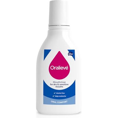 oralieve Alcohol-Free Mouthrinse (1 x 500ml), Mouthwash with Fluoride for Dry or Sensitive Mouths. Mild Mouth Wash Genuine Dry Mouth Mouthwash oralieve Alcohol-Free Mouthrinse (1 x 500ml), Mouthwash with Fluoride for Dry or Sensitive Mouths. Mild Mouth Wash Genuine Dry Mouth Mouthwash