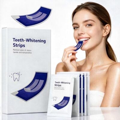 AurrSccen Teeth Whitening Strips 28 Strips 14Day Gentle Whitening for Teeth Friendly Fast-acting mint whitening strips for a brighter smile in 30 minutes, Fresh mint, easy application, residue-free for home use AurrSccen Teeth Whitening Strips 28 Strips 14Day Gentle Whitening for Teeth Friendly Fast-acting mint whitening strips for a brighter smile in 30 minutes, Fresh mint, easy application, residue-free for home use