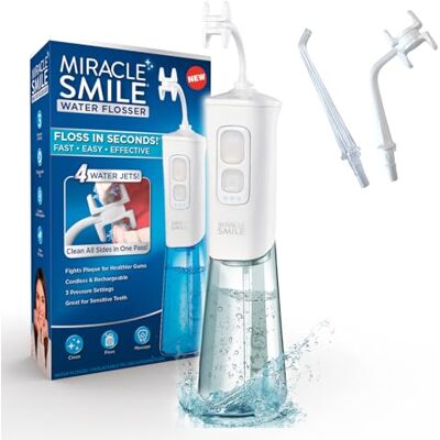 Miracle Smile - Water Deluxe - USB Rechargeable - Water flosser Miracle Smile - Water Deluxe - USB Rechargeable - Water flosser