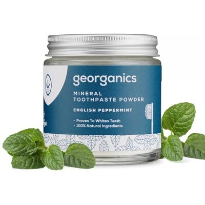 Georganics Natural Tooth Powder - Peppermint Georganics Natural Tooth Powder - Peppermint