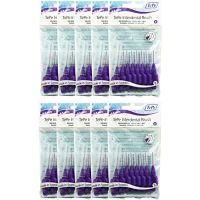 TePe - InterDental Brushes - Purple - 80 brushes - Interdental brush TePe - InterDental Brushes - Purple - 80 brushes - Interdental brush