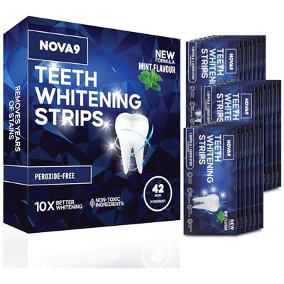 Generic 42 Pack Teeth Whitening Strips Peroxide Free Sensitive Enamel Safe Mint Pap 42 Pack Peroxide Free Teeth Whitening Strips Sensitive Enamel Safe Pap Formula Mint White Strips Stain Care Smile Bundle UK Generic 42 Pack Teeth Whitening Strips Peroxide Free Sensitive Enamel Safe Mint Pap 42 Pack Peroxide Free Teeth Whitening Strips Sensitive Enamel Safe Pap Formula Mint White Strips Stain Care Smile Bundle UK