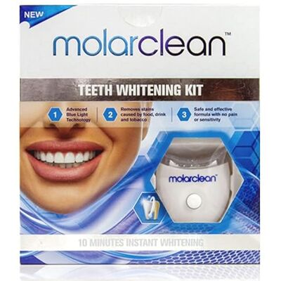 Molarclean - Teeth Whitening Kit Plus Advanced Strips - 14pk Molarclean - Teeth Whitening Kit Plus Advanced Strips - 14pk