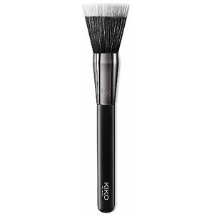 Kiko Milano Face 04 Stippling Foundation Brush Cone-Shaped Brush With Synthetic Bristles For Applying Liquid Or Cream Foundation Kiko Milano Face 04 Stippling Foundation Brush Cone-Shaped Brush With Synthetic Bristles For Applying Liquid Or Cream Foundation