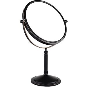 Nicesail Tabletop Makeup Mirror, Double-Side 1X-10X, 360 Swivel Cosmetic Mirror for Table Desk, No Light Oil Rubbed Bronze (8 Inch, 10X) Nicesail Tabletop Makeup Mirror, Double-Side 1X-10X, 360 Swivel Cosmetic Mirror for Table Desk, No Light Oil Rubbed Bronze (8 Inch, 10X)