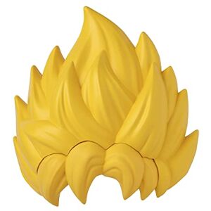 BANDAI DRAGON BALL Super Saiyan Goku Fancy Dress Blonde Hair Wig Anime Cosplay Costume Merch, 37186, Multicolor BANDAI DRAGON BALL Super Saiyan Goku Fancy Dress Blonde Hair Wig Anime Cosplay Costume Merch, 37186, Multicolor