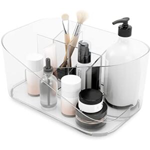 Umbra Cosmetic Organiser, Accessory, Make Up Storage Box with Removable Inner Compartment, Clear, One Size Umbra Cosmetic Organiser, Accessory, Make Up Storage Box with Removable Inner Compartment, Clear, One Size