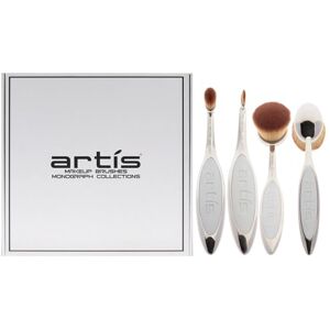 Artis Elite 3 Brush Set Makeup Brushes with CosmeFibre Bristles Face Makeup Brushes Travel Case Mirror Finish 3 Pc Artis Elite 3 Brush Set Makeup Brushes with CosmeFibre Bristles Face Makeup Brushes Travel Case Mirror Finish 3 Pc