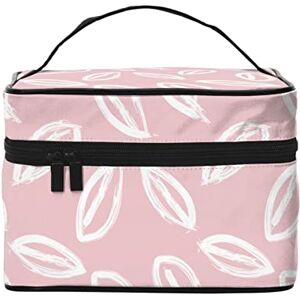 Sdfq Makeup Bag Travel Cosmetic Bag for Women Girl Large Makeup Organizer Bag Portable Toiletries Bag Pink Pattern Sdfq Makeup Bag Travel Cosmetic Bag for Women Girl Large Makeup Organizer Bag Portable Toiletries Bag Pink Pattern