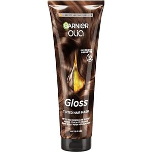 Garnier Olia Gloss 10 Min Tinted Hair Mask Expensive Brunette – Up to 72h Mirror-Like Shine* With A Touch Of Colour For Up To 6 Washes** Corrects Up To 1 Year Of Damage*** For Brunettes Garnier Olia Gloss 10 Min Tinted Hair Mask Expensive Brunette – Up to 72h Mirror-Like Shine* With A Touch Of Colour For Up To 6 Washes** Corrects Up To 1 Year Of Damage*** For Brunettes