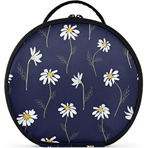 Daisy Tech Moyyo White Daisy on Navy Large Make up Bag for Women, Travel Makeup Bag with Removable Compartments, Waterproof Cosmetic Bag Portable Make Up Train Case Makeup Organiser Bag Toiletry Bag Daisy Tech Moyyo White Daisy on Navy Large Make up Bag for Women, Travel Makeup Bag with Removable Compartments, Waterproof Cosmetic Bag Portable Make Up Train Case Makeup Organiser Bag Toiletry Bag