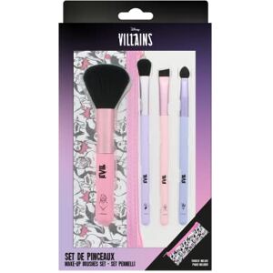 Disney villains Les Vilains makeup brushes game x4 facial brush + storage kit Ursula Malefica Cruella d'Effer les méchants Disney villains Les Vilains makeup brushes game x4 facial brush + storage kit Ursula Malefica Cruella d'Effer les méchants