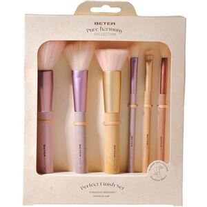 Beter Set Pennelli per trucco Pure Harmony, 6 pennelli per viso e occhi, Set pennelli trucco, per cipria, fondotinta, blush e ombretti, Set Make up Brush, Ideale per regalo, Natale Beter Set Pennelli per trucco Pure Harmony, 6 pennelli per viso e occhi, Set pennelli trucco, per cipria, fondotinta, blush e ombretti, Set Make up Brush, Ideale per regalo, Natale