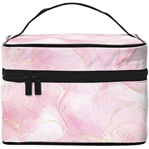 Sdfq Makeup Bag Travel Cosmetic Bag for Women Girl Large Makeup Organizer Bag Portable Toiletries Bag Pink Abstract Sdfq Makeup Bag Travel Cosmetic Bag for Women Girl Large Makeup Organizer Bag Portable Toiletries Bag Pink Abstract