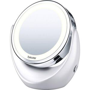 Beurer BS49 Illuminated Vanity Mirror, Rotatable Make-Up Mirror With Normal And 5x Magnification, Battery Operated LED Cosmetic Mirror, Ideal For Make-Up Or Shaving Beurer BS49 Illuminated Vanity Mirror, Rotatable Make-Up Mirror With Normal And 5x Magnification, Battery Operated LED Cosmetic Mirror, Ideal For Make-Up Or Shaving