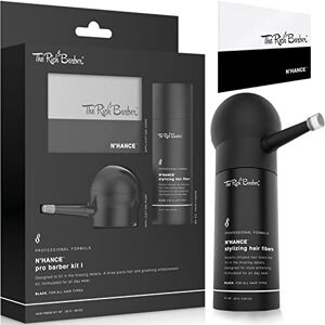 The Rich Barber Co. N'Hance Pro Barber Hair Fibers, Applicator + Applicator Card (Black) The Rich Barber Co. N'Hance Pro Barber Hair Fibers, Applicator + Applicator Card (Black)