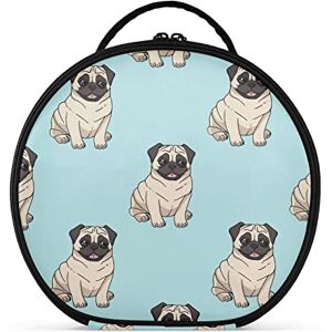 Moyyo Cute Pugs Large Make up Bag for Women, Travel Makeup Bag with Removable Compartments, Waterproof Cosmetic Bag Portable Make Up Train Case Makeup Organiser Bag Toiletry Bag Moyyo Cute Pugs Large Make up Bag for Women, Travel Makeup Bag with Removable Compartments, Waterproof Cosmetic Bag Portable Make Up Train Case Makeup Organiser Bag Toiletry Bag