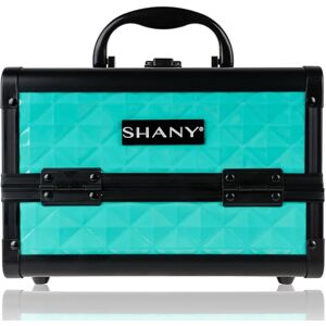 SHANY Mini Makeup Train Case - Turquoise - Compact Travel Makeup Organizer SHANY Mini Makeup Train Case - Turquoise - Compact Travel Makeup Organizer