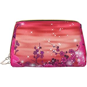 Nvjdvb256xch OCELIO Pink Flower Purple Butterfly Makeup Bag Large Capacity Travel Cosmetic Bag Pu Leather Makeup Organizer Bag For Women, White, One Size Nvjdvb256xch OCELIO Pink Flower Purple Butterfly Makeup Bag Large Capacity Travel Cosmetic Bag Pu Leather Makeup Organizer Bag For Women, White, One Size