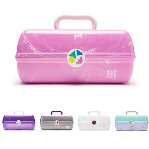 Caboodles On-The-Go Girl Retro Case, Bubblegum Marble, 13.38x8.88x6.5 Inch (Pack of 1) Caboodles On-The-Go Girl Retro Case, Bubblegum Marble, 13.38x8.88x6.5 Inch (Pack of 1)