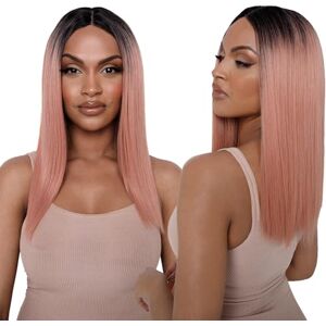 LullaBellz The Peachie Peach Straight Lob Lace Front Wig LullaBellz The Peachie Peach Straight Lob Lace Front Wig