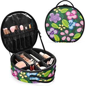 Moyyo Tropical Flowers Large Make up Bag for Women, Travel Makeup Bag with Removable Compartments, Waterproof Cosmetic Bag Portable Make Up Train Case Makeup Organiser Bag Toiletry Bag Moyyo Tropical Flowers Large Make up Bag for Women, Travel Makeup Bag with Removable Compartments, Waterproof Cosmetic Bag Portable Make Up Train Case Makeup Organiser Bag Toiletry Bag
