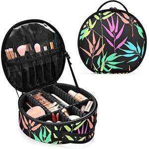 Moyyo Colordtropical Leaves Large Make up Bag for Women, Travel Makeup Bag with Removable Compartments, Waterproof Cosmetic Bag Portable Make Up Train Case Makeup Organiser Bag Toiletry Bag Moyyo Colordtropical Leaves Large Make up Bag for Women, Travel Makeup Bag with Removable Compartments, Waterproof Cosmetic Bag Portable Make Up Train Case Makeup Organiser Bag Toiletry Bag