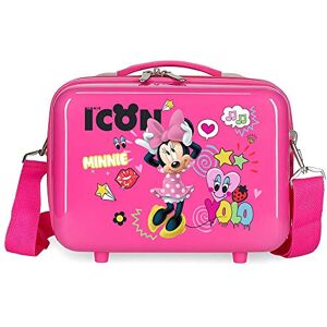 Disney Enjoy Minnie Icon Adaptable Beauty Case Pink 29x21x15 cms ABS Disney Enjoy Minnie Icon Adaptable Beauty Case Pink 29x21x15 cms ABS