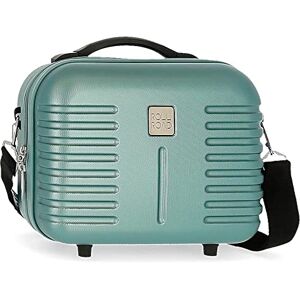 ROLL ROAD India Adaptable Beauty Case Green 29x21x15 cms ABS ROLL ROAD India Adaptable Beauty Case Green 29x21x15 cms ABS