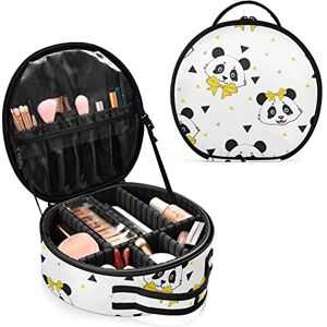 Moyyo Cute Panda Pattern (1) Large Make up Bag for Women, Travel Makeup Bag with Removable Compartments, Waterproof Cosmetic Bag Portable Make Up Train Case Makeup Organiser Bag Toiletry Bag Moyyo Cute Panda Pattern (1) Large Make up Bag for Women, Travel Makeup Bag with Removable Compartments, Waterproof Cosmetic Bag Portable Make Up Train Case Makeup Organiser Bag Toiletry Bag